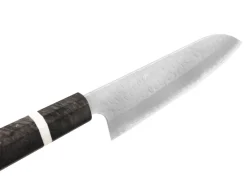 ORYOKI Allzweckmesser SPG2 Migaki Tsuchime Santoku 180, Birke