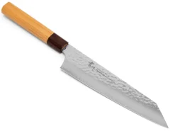 ORYOKI Damastmesser Kengata Gyuto 190, VG-10, Hammerschlag