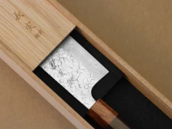 ORYOKI Damastmesser Nakiri 165 Rose Ebony, 35 Lagen