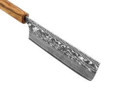 ORYOKI Damastmesser Nakiri 165 SG2, 63 Lagen, Olive