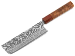 ORYOKI Damastmesser Nakiri 165 SG2, 63 Lagen, Quitte