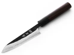 ORYOKI Damastmesser Petty 120 Kuroshiage Nami, 12 Lagen