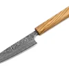 ORYOKI Damastmesser Petty 120 SG2, 63 Lagen, Olive