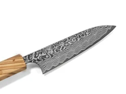ORYOKI Damastmesser Petty 120 SG2, 63 Lagen, Olive