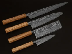 ORYOKI Damastmesser Petty 120 SG2, 63 Lagen, Olive