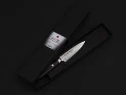 ORYOKI Damastmesser Saiun Schälmesser, 90 mm, 32 Lagen