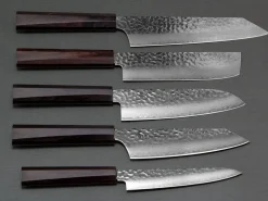 ORYOKI Damastmesser Santoku 170, 33 Lagen, Ebony