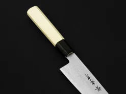 ORYOKI Damastmesser Santoku 180, Silver Steel