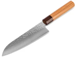 ORYOKI Damastmesser Santoku 170, VG-10, Hammerschlag