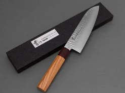 ORYOKI Damastmesser Santoku 170, VG-10, Hammerschlag