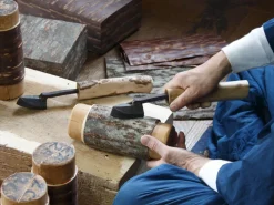 ORYOKI Essstäbchen Ablage Hashioki, Ahorn