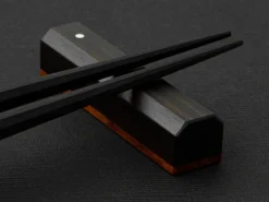 ORYOKI Essstäbchen Ablage Sutoreto ebony, Ebenholz