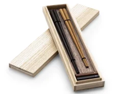 ORYOKI Essstäbchen Set Kanso, 2 Ablagen, Geschenkverpackung
