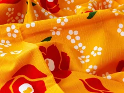 ORYOKI Furoshiki Tsubaki, orange, 90 cm