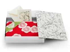 ORYOKI Geschenkset Chiyogami mit Furoshiki Hana, doppelseitig