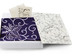 ORYOKI Geschenkset Chiyogami mit Furoshiki Kiri Karakusa L