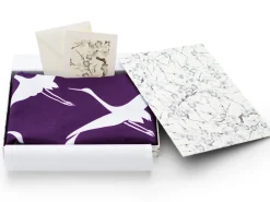 ORYOKI Geschenkset Chiyogami mit Furoshiki Kuren M, lila