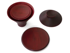 ORYOKI Geschirr-Set Tsumugi, 6-teilig, rot