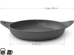 ORYOKI Gusseisenpfanne NakedPan, Ø 28 cm, OIGEN