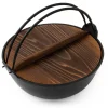 ORYOKI Gusseisen Topf Nabe, Sukiyaki Pfanne, Ø 33 cm