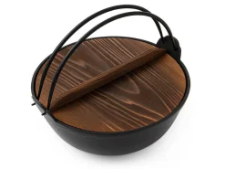 ORYOKI Gusseisen Topf Nabe, Sukiyaki Pfanne, Ø 33 cm