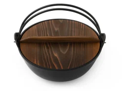 ORYOKI Gusseisen Topf Nabe, Sukiyaki Pfanne, Ø 33 cm
