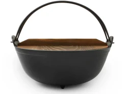 ORYOKI Gusseisen Topf Nabe, Sukiyaki Pfanne, Ø 33 cm