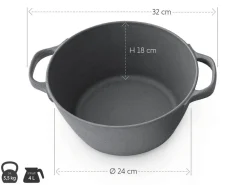 ORYOKI Gusseisen TopfOIGEN, 2 Grössen