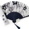 ORYOKI Handfächer Aihitoe Shiro, weiß