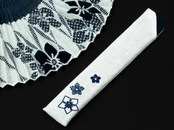 ORYOKI Handfächer Aihitoe Shiro, weiß