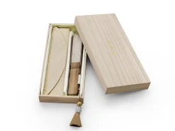 ORYOKI Handfächer Eien, beige