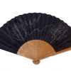 ORYOKI Handfächer Fujin Raijin, Donner-Gott, blau