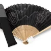 ORYOKI Handfächer Fujin Raijin, Donner-Gott, schwarz