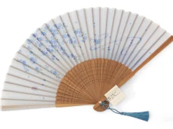 ORYOKI Handfächer Kiyomi, blau