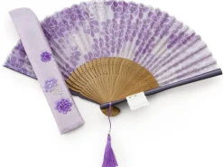 ORYOKI Handfächer Kiyoshisakura, Lila