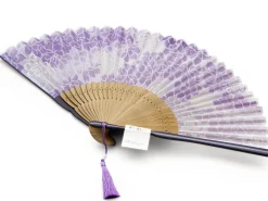 ORYOKI Handfächer Kiyoshisakura, Lila