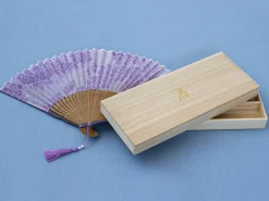 ORYOKI Handfächer Kiyoshisakura, Lila