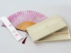 ORYOKI Handfächer Kiyoshisakura, Rosè