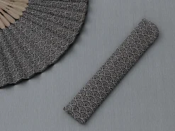 ORYOKI Handfächer Seikaiha, Blau