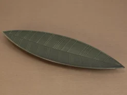 ORYOKI HAZARA Leaf Banryoku, Servierplatte, grün