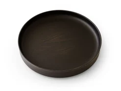 ORYOKI Holztablett Sen, Ø 30 cm, schwarz