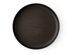 ORYOKI Holztablett Sen, Ø 30 cm, schwarz