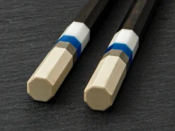 ORYOKI Japanische Essstäbchen Aoyama Blue, Ebenholz, mit Ablage