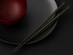 ORYOKI Japanische Essstäbchen Kanso ebony, Ebenholz