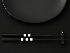 ORYOKI Japanische Essstäbchen Koushigara, Ebenholz