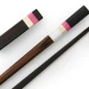 ORYOKI Japanische Essstäbchen Midnight Paris, Ebenholz, mit Ablage