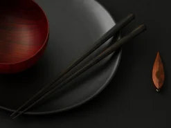 ORYOKI Japanische Essstäbchen Senren ebony, Ebenholz