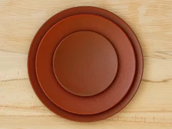 ORYOKI Japanischer Teller Homura, rot, 3 Größen