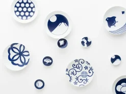 ORYOKI Japanischer Teller Mamezara, Shou chiku bai, Ø 10,8 cm
