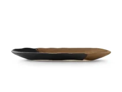 ORYOKI Japanische Servierschale Sou, schwarz-gold, 2 Größen